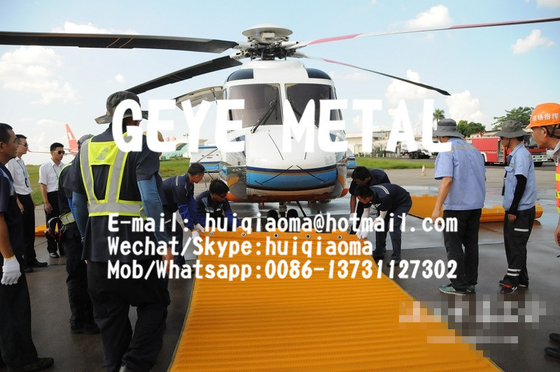 China Helipad, helicóptero portátil, acceso para aeronaves, colchonetas de aterrizaje, Mobi Deck, Mobi Mat, plataformas de aterrizaje proveedor