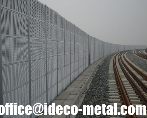 Paredes de vallas acústicas absorbentes de metal perforadas proveedor
