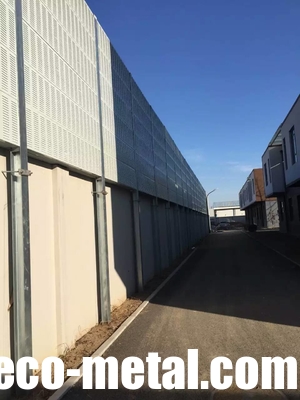 Paredes de vallas acústicas absorbentes de metal perforadas proveedor