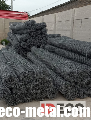 malla de teco de roca de 65 mm x 65 mm con revestimiento de zinc galvanizado pesado y longitud de rodillo de 30 m proveedor
